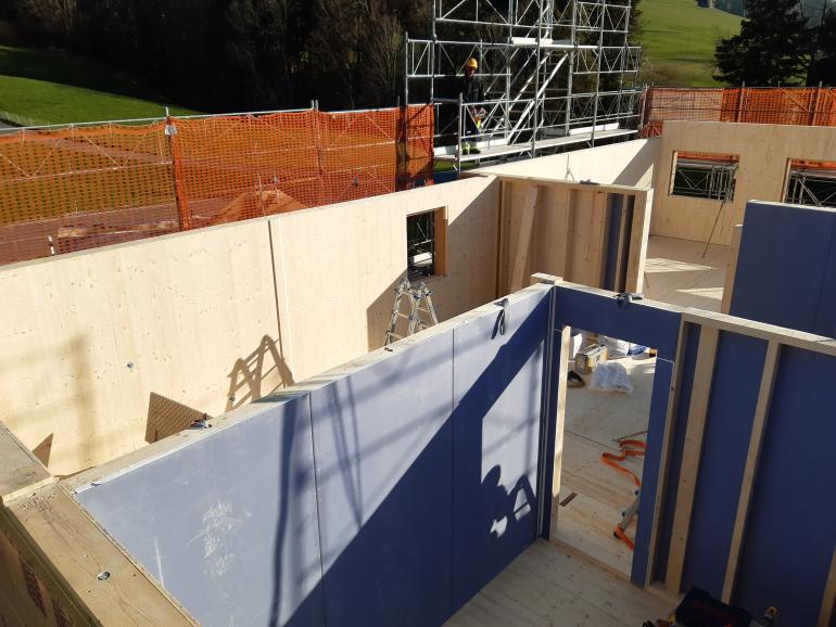 Holzelementbau Innenwände